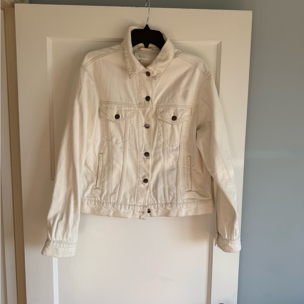 Rails Cream Jean Jacket Classic Denim Style